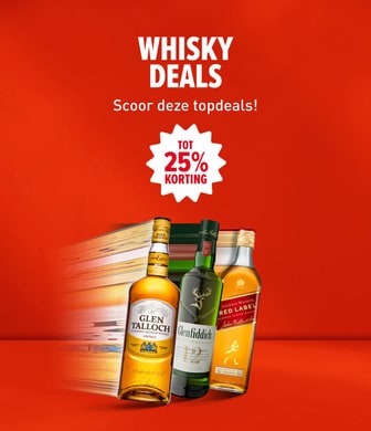 Whisky deals tot 25% korting